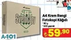 A4 KREM RENGİ FOTOKOPİ KAĞIDI